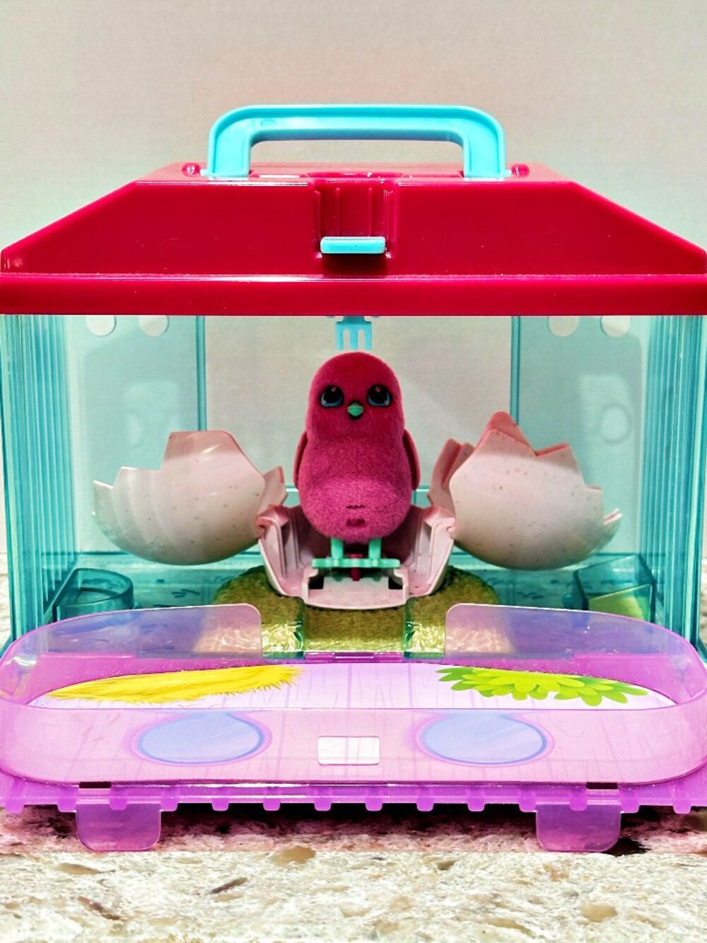 Little Live Pets Surprise Chick Hatching House Playset w Pink Chick & Egg WORKS!